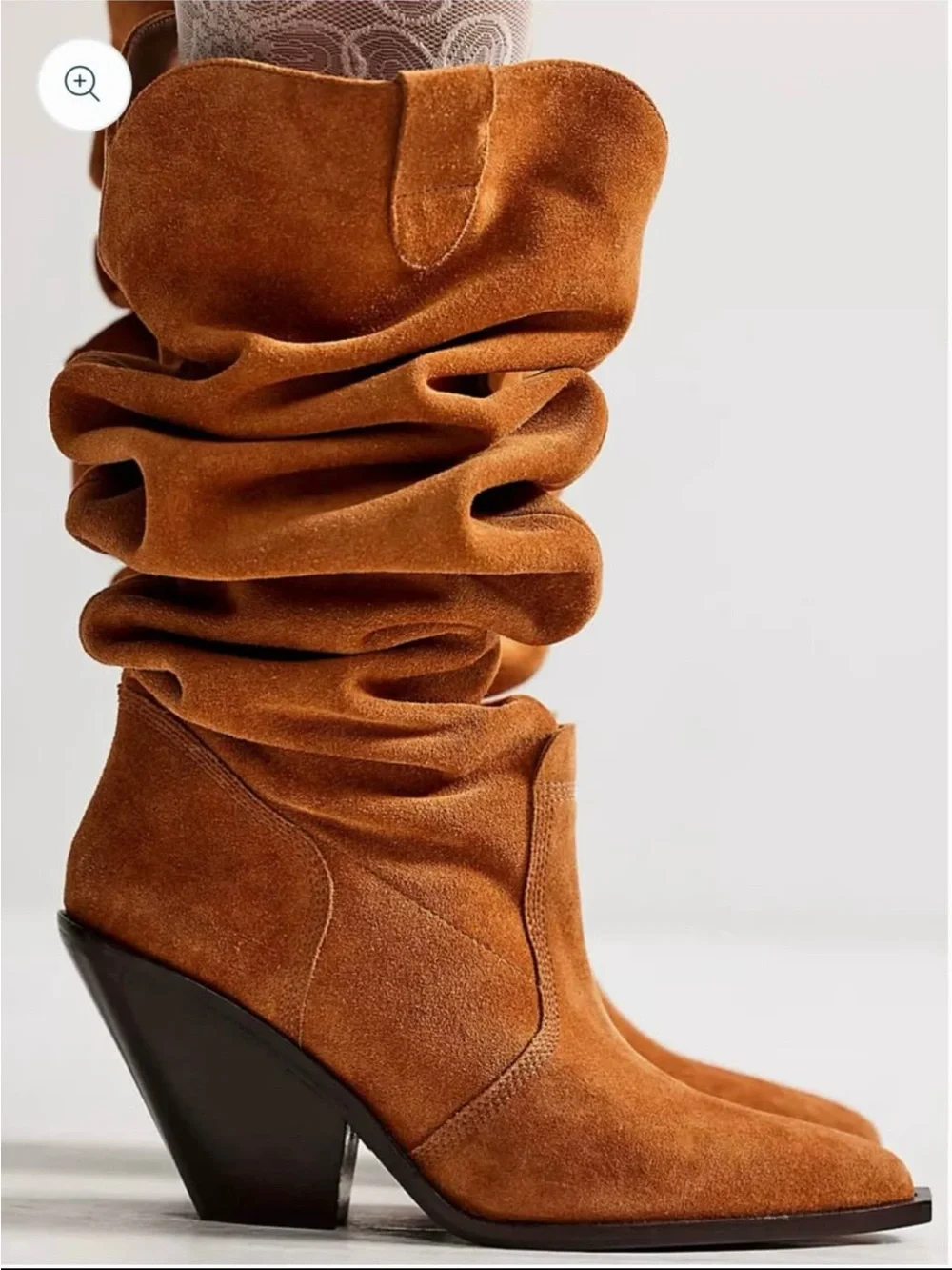 Free People Triple Crown Suede Over The Knee Boots 8,5